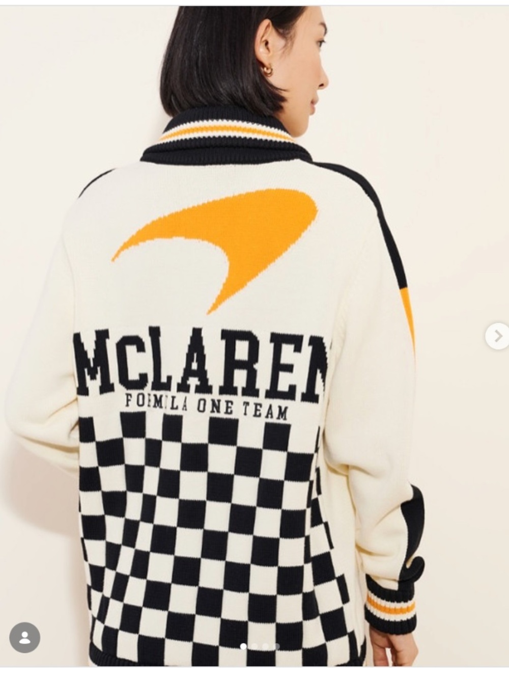 the Wild collective Medium M Mclaren formula 1 team zip up sweater